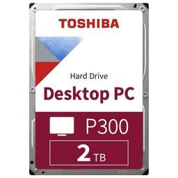 TOSHIBA Жесткий диск SATA-III 2TB HDWD320UZSVA Desktop P300 4KN (7200rpm) 256Mb 3.5"