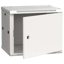 ITK Шкаф коммутационный Linea W (LWR3-06U64-MF) настенный 6U 600x450мм пер.дв.металл 90кг серый 350мм 22кг 200град. 370мм IP20 IK10 сталь