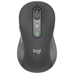 LOGITECH Мышь M750 L Large графитовый оптическая 4000dpi беспров. BT/Radio USB 5but (910-006266)