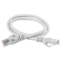 ITK Патч-корд PC01-C5EU-05M UTP RJ-45 вил.-вилка RJ-45 кат.5E 0.5м серый ПВХ