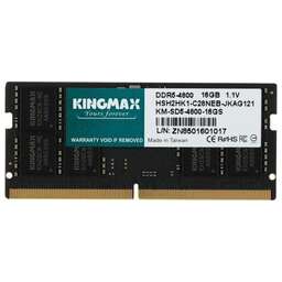 KINGMAX Память DDR5 16GB 4800MHz KM-SD5-4800-16GS RTL PC5-38400 CL40 SO-DIMM 288-pin 1.1В single rank Ret