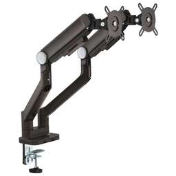 ULTRAMOUNTS Кронштейн для мониторов UM733BR черный/коричневый 17"-32" макс.8кг крепление к столешнице поворот и наклон