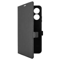 BORASCO Чехол (флип-кейс) Book Case, для Realme Note 60/60X, черный [74404]
