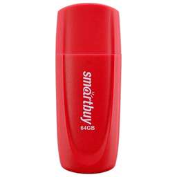 SMARTBUY (SB064GB2SCR) UFD 2.0 064GB Scout Red красный