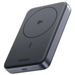 UGREEN Внешний аккумулятор PB761 (45763) 10000mAh MIni Magnetic Wireless 30W Power Bank Qi2. Цвет: серый