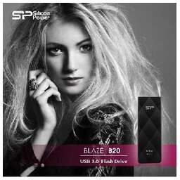 SILICON POWER 64GB BLAZE B20 USB3.0 черный