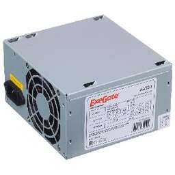 EXEGATE 350W AA350, ATX, 8cm fan, 24p+4p, 2*SATA, 1*IDE (EX253681RUS)