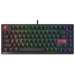 A4TECH Клавиатура Bloody MS76, проводная, USB, механическая, магнитная, черный