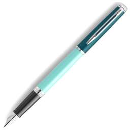 WATERMAN Ручка перьев. Hemisphere Colour Blocking (2190122) Green CT сталь нержавеющая F подар.кор