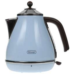 DELONGHI Чайник электрический KBOV2001.AZ 1.7л. 2000Вт голубой корпус: металл/пластик