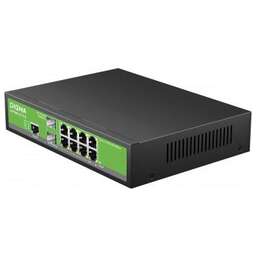 DIGMA Коммутатор DSP708G-2S-T135 (L2+) 8x1Гбит/с 2SFP 8PoE 8PoE+ 135W управляемый