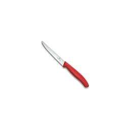 VICTORINOX Нож кухонный Swiss Classic (6.7231.C1) для стейка/пиццы лезв.110мм серрейт. заточка красный