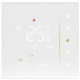 MOES Умный терморегулятор для теплого пола Zigbee Electric Heating Thermostat White (белый)