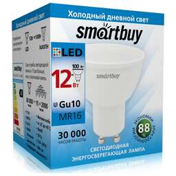 SMARTBUY (SBL-GU10-12-60K) 12W/6000K/GU10