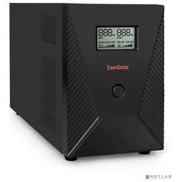 EXEGATE EP287660RUS ИБП SpecialPro Smart LLB-3000.LCD.AVR.EURO.RJ.USB <3000VA/1800W, LCD, AVR,4евро,RJ45/11,USB>