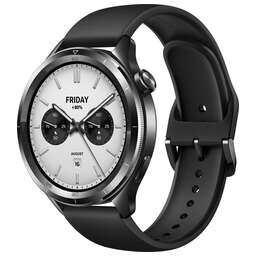 XIAOMI Смарт-часы Watch S4, 47мм, 1.43", черный/черный [bhr9195gl]