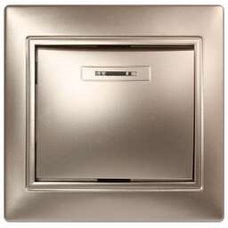 SMARTBUY (SBE-01c-10-SW1-1-c) Венера, 1-клавишный,шампань