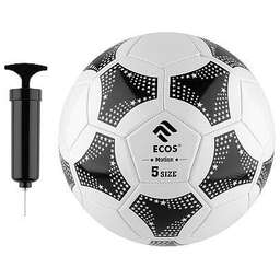ECOS Мяч футбольный и насос FB139P (№5, 2-цвет., машин.сшивка, ПВХ) 998191
