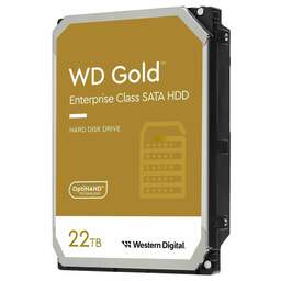 WD Жесткий диск Gold 221KRYZ, 22ТБ, HDD, SATA III, 3.5"