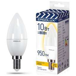 ERGOLUX (14547) LED-C35-10W-E14-3K