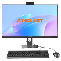 TECLAST Моноблок T24 Air 23.8" Full HD Core Ultra 5 225 (3.3) 16Gb SSD512Gb Graphics CR Windows 11 Pro GbitEth WiFi BT 120W клавиатура мышь Cam черный 1920x1080