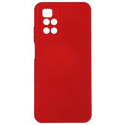 BORASCO Чехол (клип-кейс) для Xiaomi Redmi 10 Microfiber Case красный (40472)