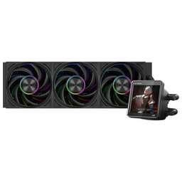 PCCOOLER Система водяного охлаждения DT360 Display, LCD, 4-pin, ARGB, 120мм, Ret, черный [dt360-bkawxy-gl]