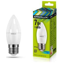 ERGOLUX (13298) LED-C35-7W-E27-4K