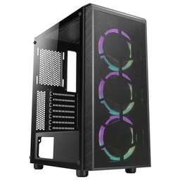 AZZA Корпус Prime 360E черный без БП ATX 5x120mm 2x140mm 2xUSB3.0 audio bott PSU