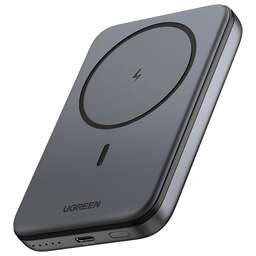 UGREEN Внешний аккумулятор PB561 (25919) 10000mAh Magnetic Wireless Power Bank. Цвет: серый космос