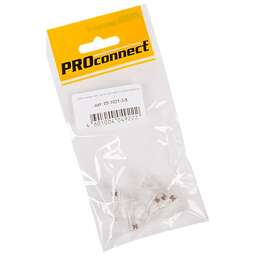 PROCONNECT Разъем RJ-45(8P8C) под витую пару, UTP, CAT 5e (15 µ"/ 15 микродюймов), пакет, 5шт.