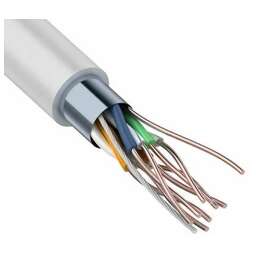 Rexant (01-0169) Кабель F/UTP, CAT 5E, ZH нг(А)-HF, (LSZH), 4х2х0,50 мм, 24AWG, внутренний, серый