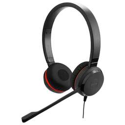 JABRA Наушники с микрофоном Evolve 20 SE черный 2м накладные USB оголовье (4999-823-369)