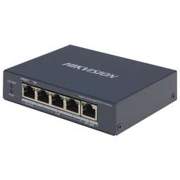 HIKVISION Коммутатор DS-3E0505HP-E 5x1Гбит/с 3PoE+ 1PoE++ 60W неуправляемый
