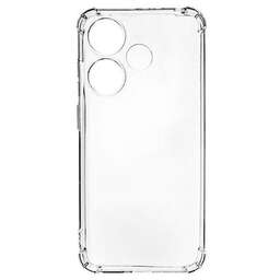 PERO Чехол (клип-кейс) CC02, для Xiaomi Poco F6, противоударный, прозрачный [cc02-xpf6-tr]