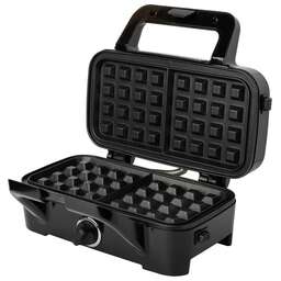 KITFORT Вафельница КТ-1674 1200Вт черный/серебристый