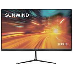 SUNWIND 27" Монитор SM-27FV222, 1920x1080, VA, 100Гц, 1хHDMI, черный [sm27vb01]