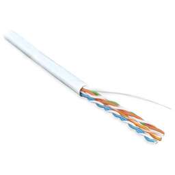 HYPERLINE Кабель информационный UUTP4-C5E-S24-IN-LSZH-WH-100 кат.5E UTP 4 пары 24AWG LSZH внутренний 100м белый
