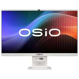 OSIO Моноблок BaseLine B240i-019w 23.8" Full HD i5 1235U (1.3) 16Gb SSD512Gb Iris Xe Windows 11 Pro GbitEth WiFi BT 84W Cam белый 1920x1080 (RUS)
