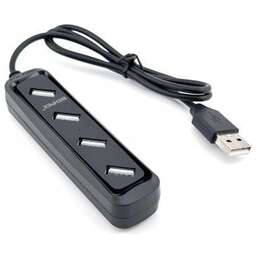 NONAME Разветвитель USB 2.0 BPH-1729 4порт. черный