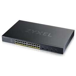 ZYXEL Коммутатор NebulaFlex XGS1935-28HP-EU0101F (L2+) 24x1Гбит/с 4SFP+ 24PoE+ 375W управляемый