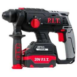 P.I.T. Перфоратор SDS-Plus аккум. бесщеточный PBH20H-22B/2 (20В, 1,8Дж, 3реж, Ø22мм, 2акб, ЗУ, кейс)