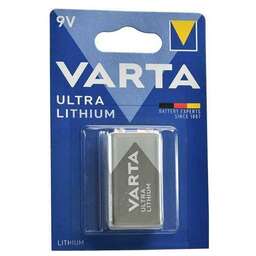 VARTA Батарейка ULTRA Крона 6FR22 BL1 Lithium 9V (6122)