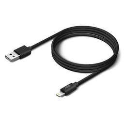 BORASCO Кабель Lightning (m) - USB (m), 1м, 2A, черный [21971]