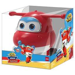 DELI Точилка для карандашей механическая EH517 Super Wings 1 отверстие пластик красный коробка