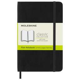 MOLESKINE Блокнот Classic Soft, 192стр, без разлиновки, мягкая обложка, черный [qp613]