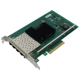 INTEL Сетевой адаптер Ethernet Converged Network Adapter X710-DA4, Quad Ports SFP+, 10 GBit/s, 1 year (X710DA4G2P5)