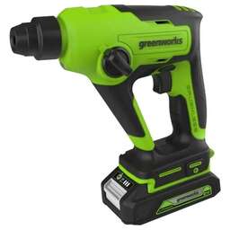 GREENWORKS Перфоратор GD24SDS1K2 патрон:SDS-plus уд.:1.2Дж аккум