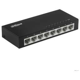 DAHUA DH-PFS3008-8ET 8-портовый коммутатор 8 RJ45 10/100 Мбит/с; 1.6 Гбит/с