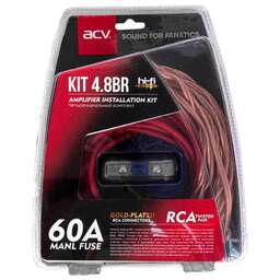 ACV KIT 4.8BR (BRONZE=LIGHT) (4-кан усил-ля 8AWG/MINI ANL 60A)